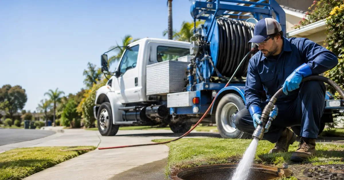 Hydro jet sewer cleaning Alpaugh