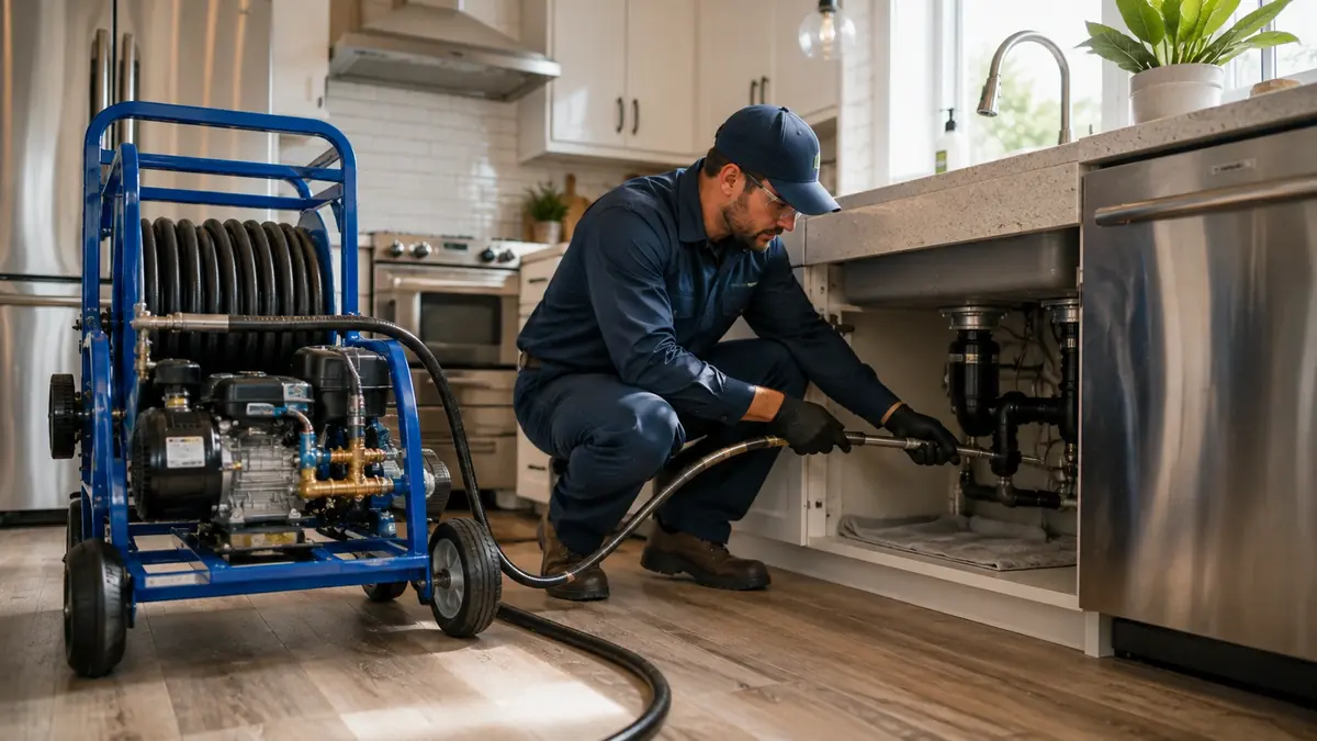 Kitchen Drain Hydro Jetting in Alpaugh