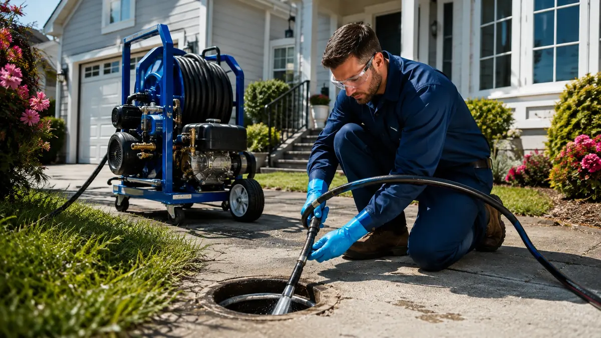 Residential Hydro Jet Drain Cleaning in Alpaugh