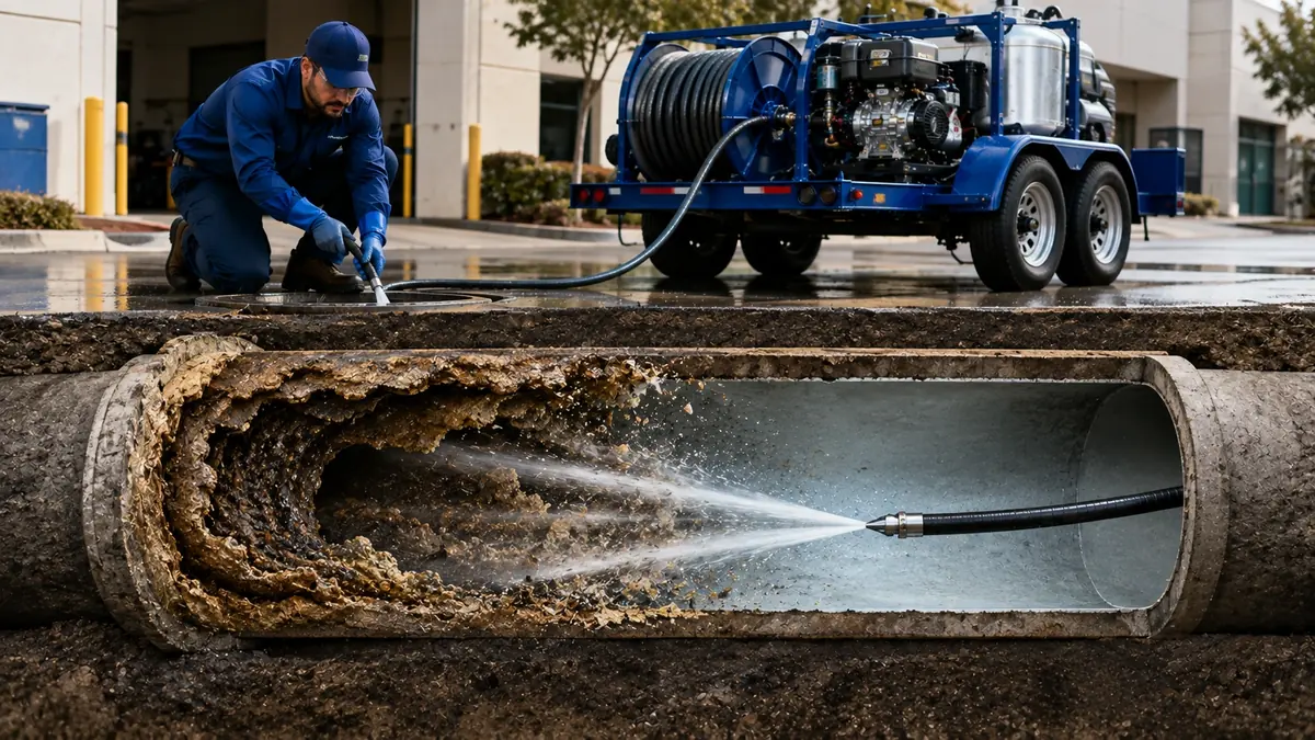 Sewer Pipe Descaling in Alpaugh