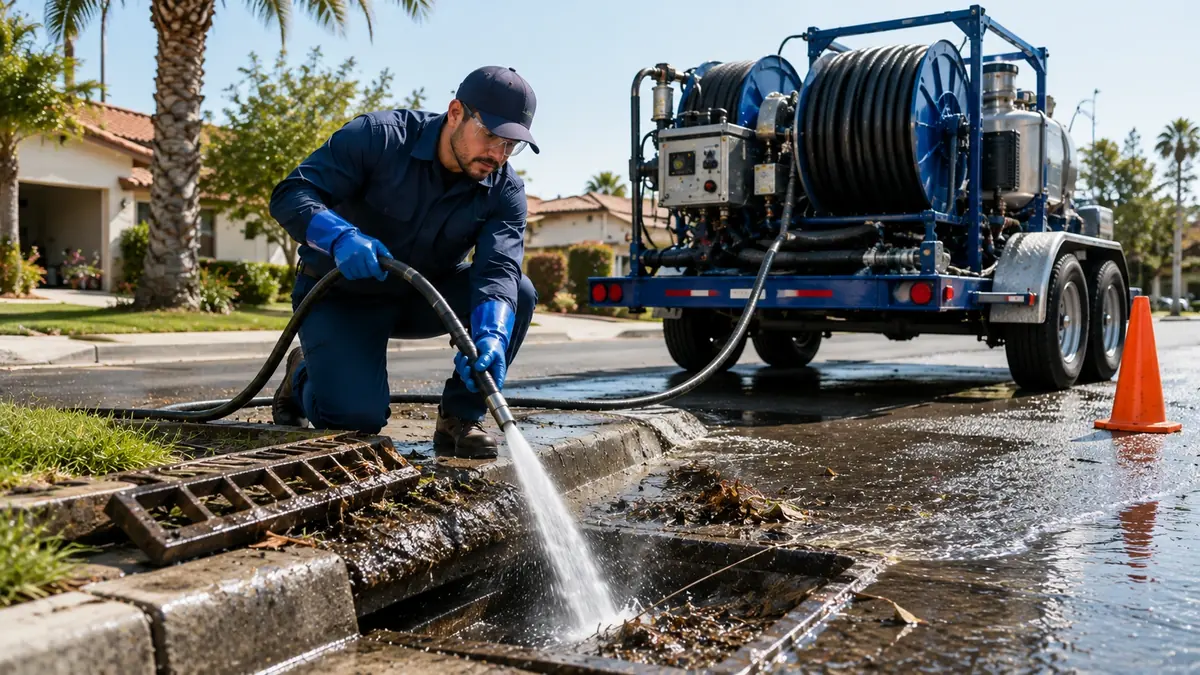 Storm Drain Hydro Jet Cleaning in Alpaugh